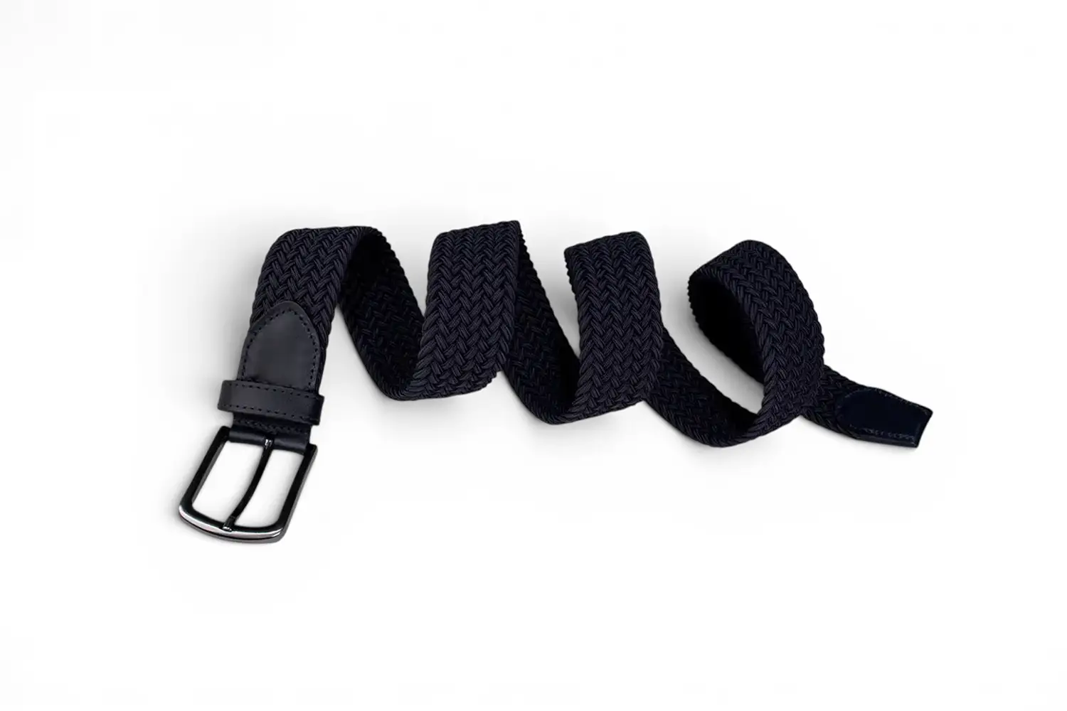 Braided elastic belt